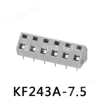 KF243A-7.5 弹簧式PCB接线端子