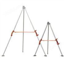 代尔塔505025可调节铝制三脚架，高度：1.2 - 1.97米 + 1个定位点 + 2个连接板