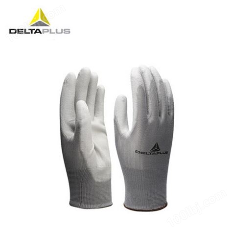 法国代尔塔deltaplus,PU涂层耐磨手套,工地劳保防护手套